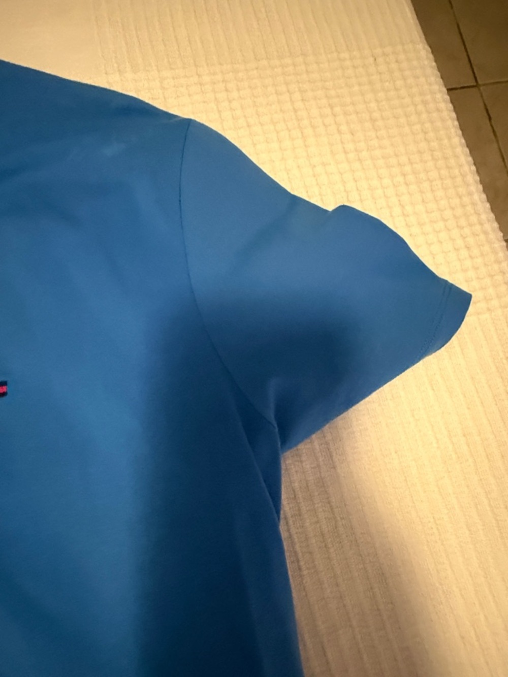 Tommy Hilfiger Short Sleeve Crew T-Shirt in Blue - Picture 3 of 4
